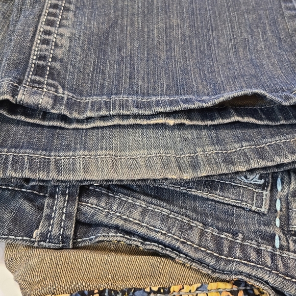Downeast Heavy Stitching Mid Rise Boot Cut Jeans - Picture 7 of 7